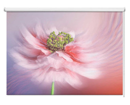 Ethereal Swirling Flower Printed Roller Blind - 1X13250557