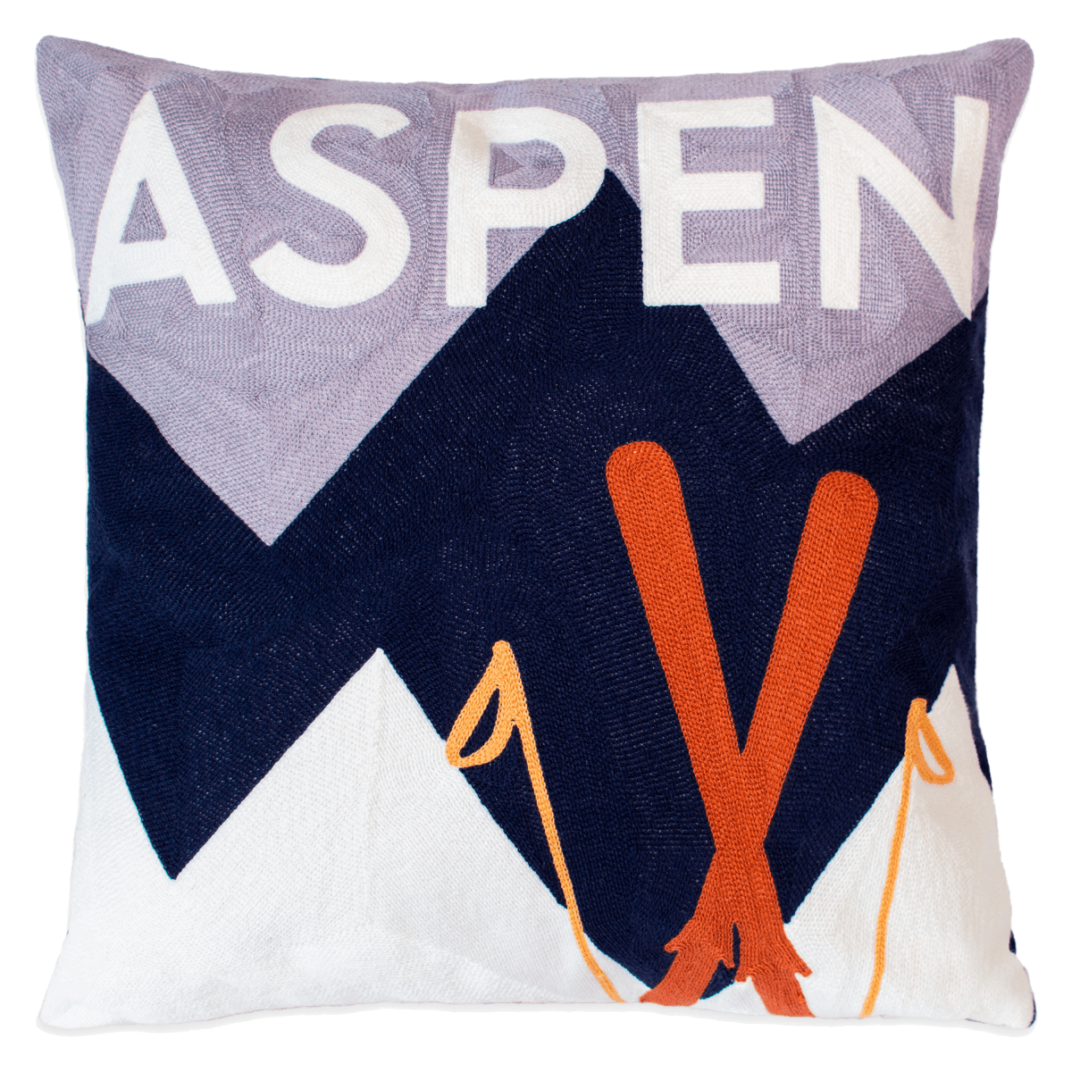 Aspen Needlepoint Cushion - The Pillow Drop - Art Fever