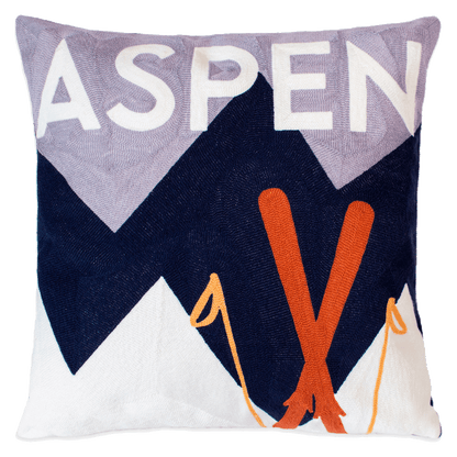 Aspen Needlepoint Cushion - The Pillow Drop - Art Fever