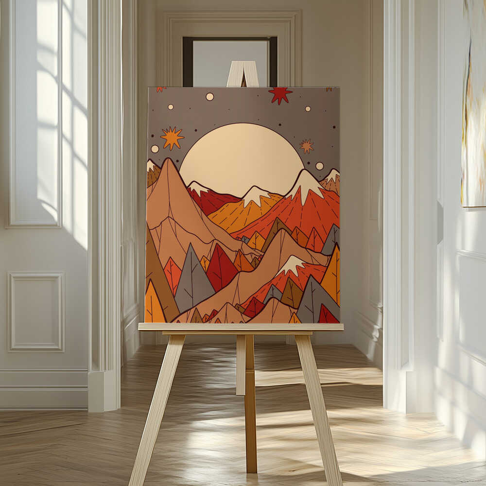 Autumn fall Canvas Print Wall Art 1X3322275 - ART FEVER - Art Fever