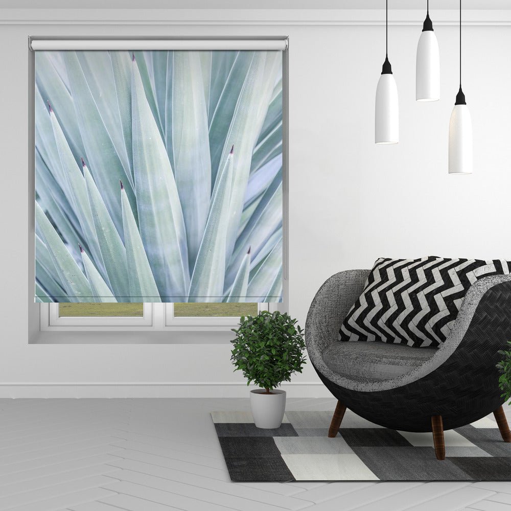 Azure Agave Dance Printed Picture Photo Roller Blind - 1X2518983 - Art Fever - Art Fever