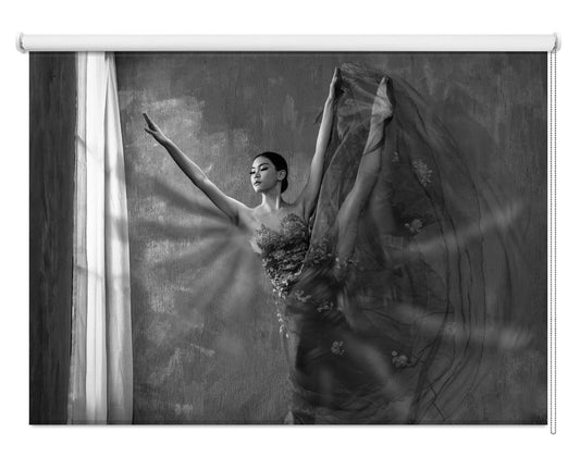 Balerina Movement Near Window Printed Picture Photo Roller Blind - 1X2426075 - Pictufy - Art Fever