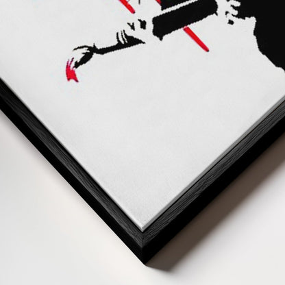 Banksy Love Rat Canvas Print Wall Art - SPC300 - Art Fever - Art Fever