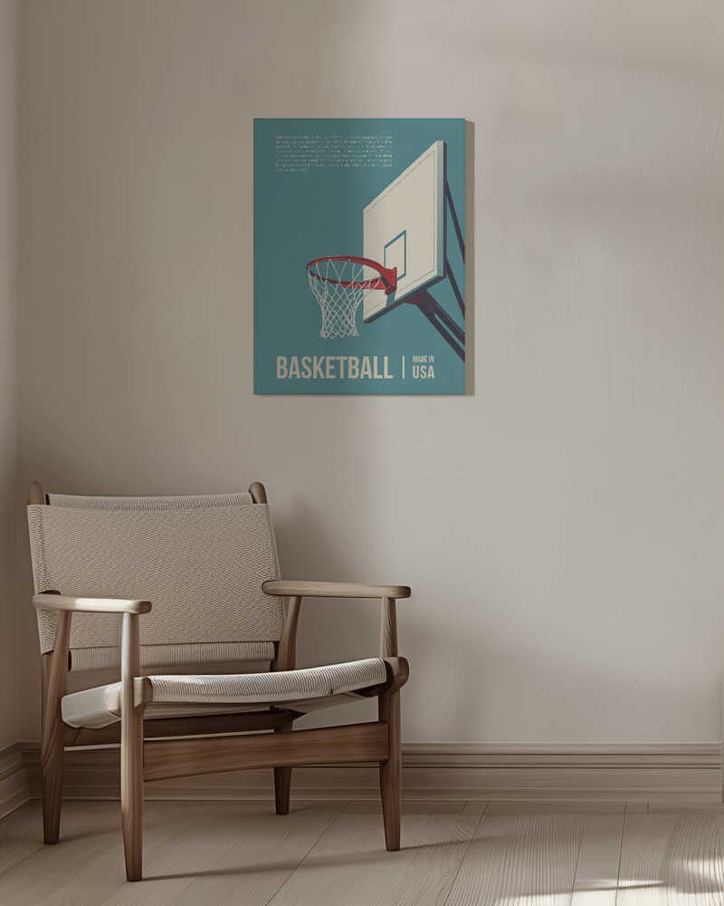 Basketball USA Canvas Print Wall Art 1X3297169 - ART FEVER - Art Fever