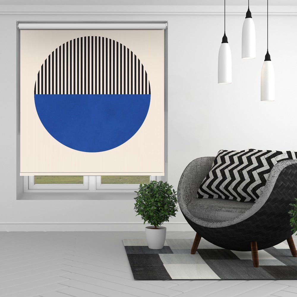 Bauhaus Circles Absract Printed Picture Photo Roller Blind - 1X2889858 - Art Fever - Art Fever