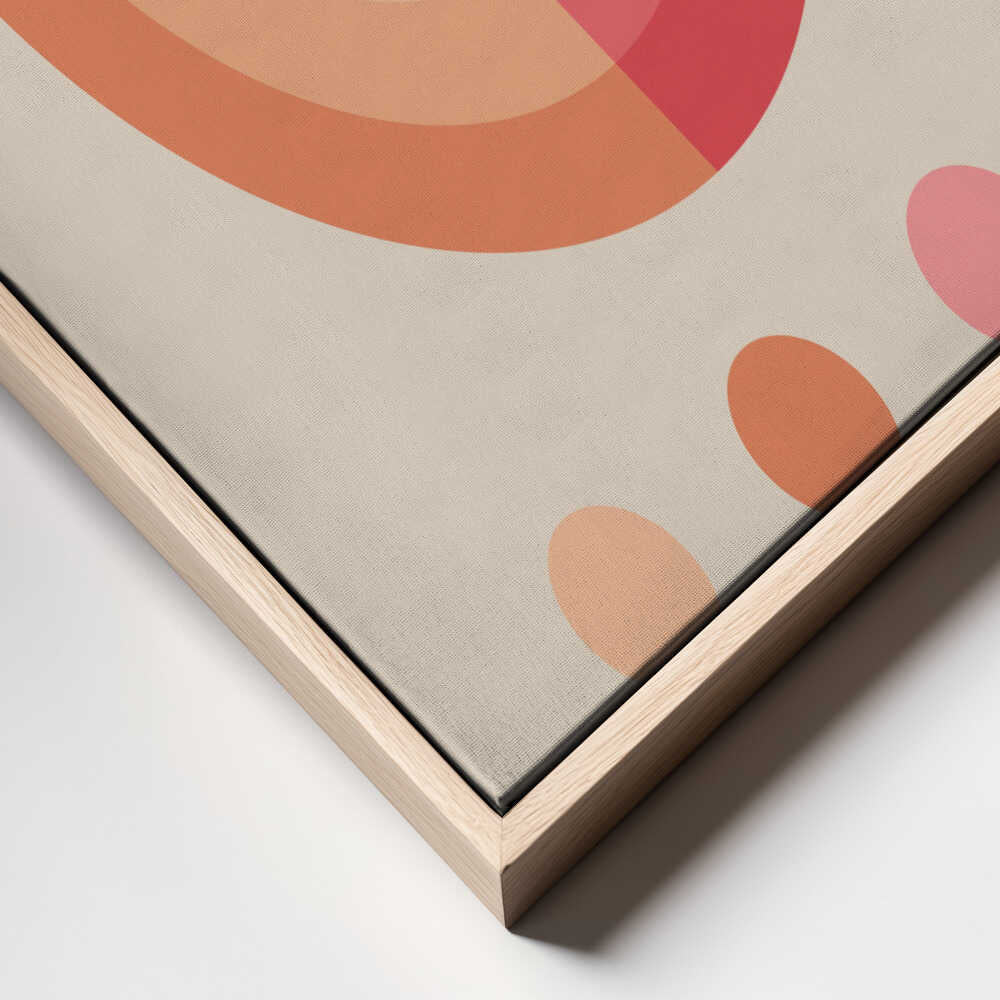 Bauhaus Circles Canvas Print Wall Art 1X2548467 - ART FEVER - Art Fever