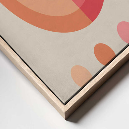 Bauhaus Circles Canvas Print Wall Art 1X2548467 - ART FEVER - Art Fever