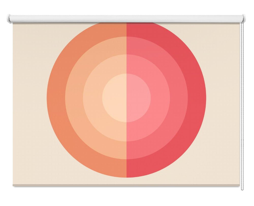 Bauhaus Circles Printed Picture Photo Roller Blind - 1X2548467 - Art Fever - Art Fever