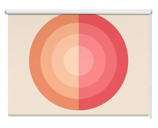 Bauhaus Circles Printed Picture Photo Roller Blind - 1X2548467 - Art Fever - Art Fever