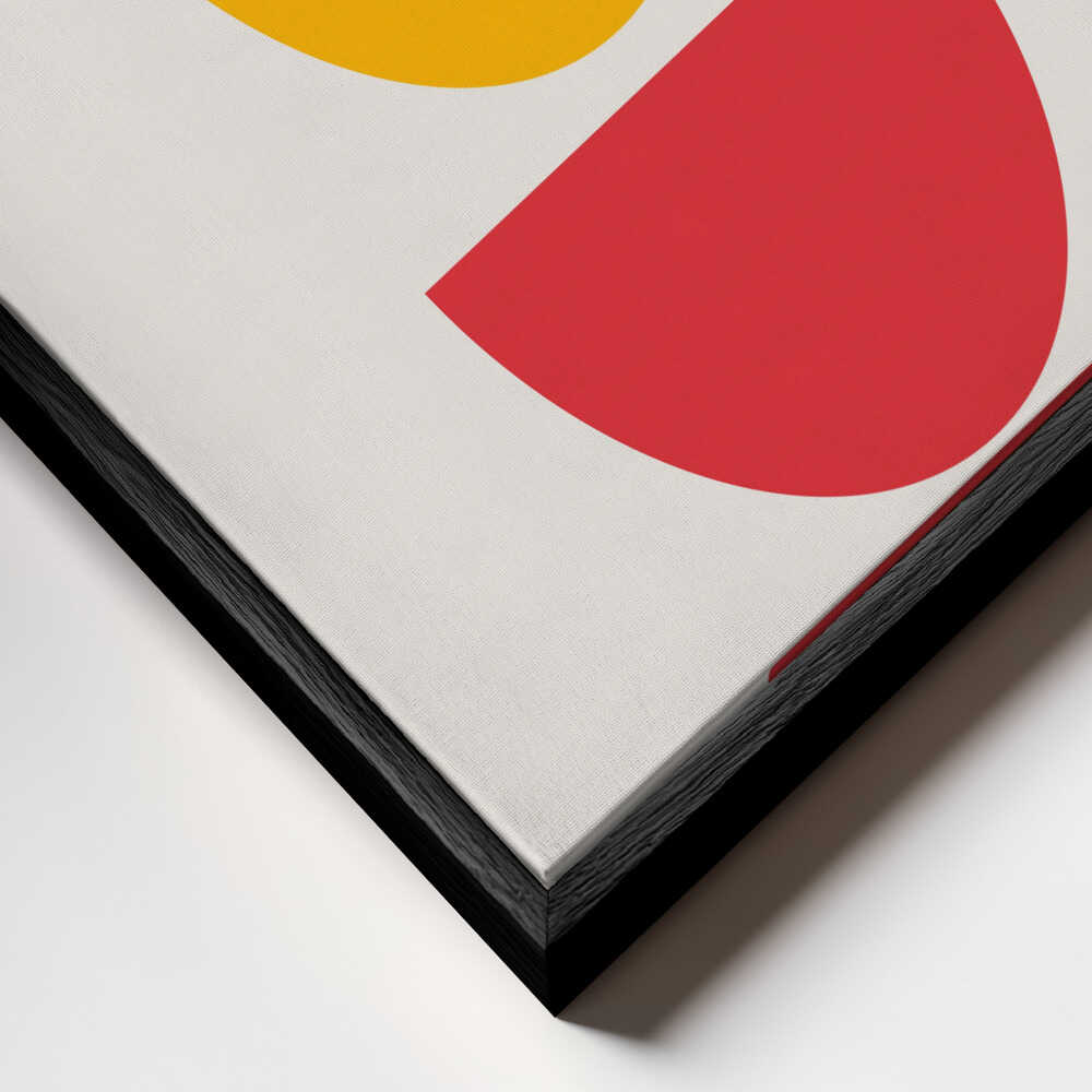 Bauhaus Coffee Abstract Canvas Print Wall Art 1X2665040 - ART FEVER - Art Fever