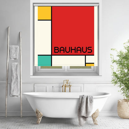 Bauhaus Geometric Design Retro Printed Picture Photo Roller Blind - 1X2665184 - Art Fever - Art Fever