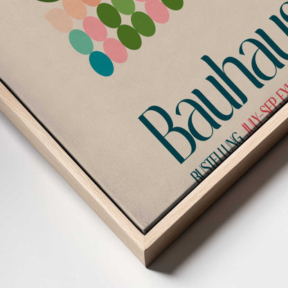 Bauhaus Geometric Harmony Canvas Print Wall Art 1X2548466 - ART FEVER - Art Fever