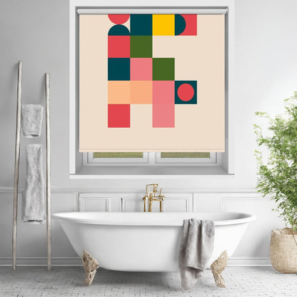 Bauhaus Geometry Abstract Printed Picture Photo Roller Blind - 1X2548475 - Art Fever - Art Fever