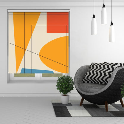 Bauhaus Lines Printed Picture Photo Roller Blind - 1X2549428 - Art Fever - Art Fever