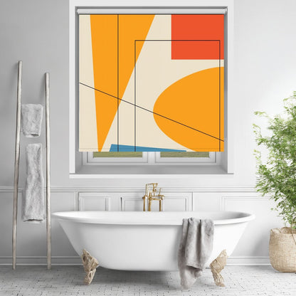 Bauhaus Lines Printed Picture Photo Roller Blind - 1X2549428 - Art Fever - Art Fever