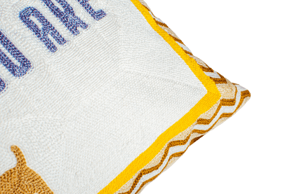 Be The Person Your Dog Thinks You Are Needlepoint Cushion - The Pillow Drop - Art Fever