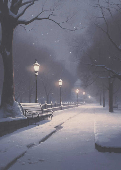 Beautiful Winter No 1 Canvas Print Wall Art 1X3330952 - ART FEVER - Art Fever