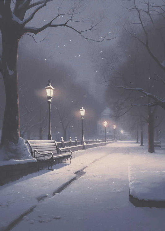 Beautiful Winter No 1 Canvas Print Wall Art 1X3330952 - ART FEVER - Art Fever