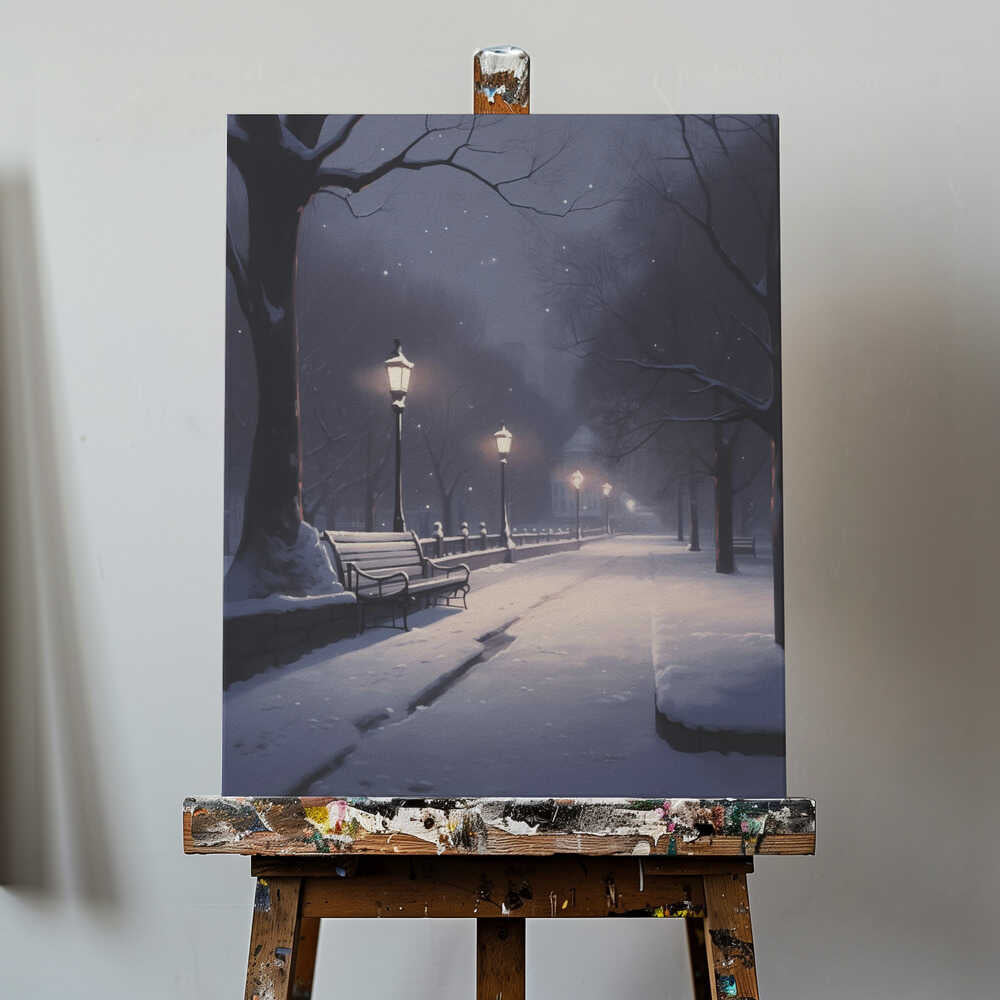 Beautiful Winter No 1 Canvas Print Wall Art 1X3330952 - ART FEVER - Art Fever
