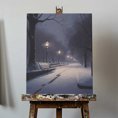 Beautiful Winter No 1 Canvas Print Wall Art 1X3330952 - ART FEVER - Art Fever
