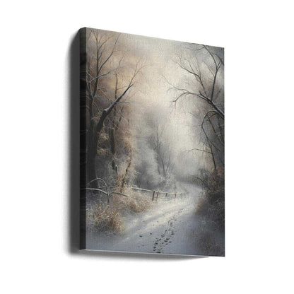 Beautiful Winter No 2 Canvas Print Wall Art 1X3330967 - ART FEVER - Art Fever