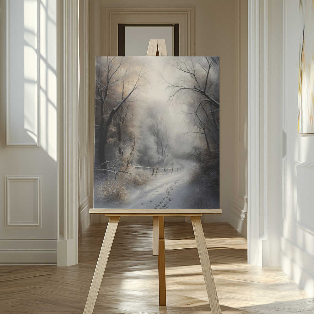 Beautiful Winter No 2 Canvas Print Wall Art 1X3330967 - ART FEVER - Art Fever