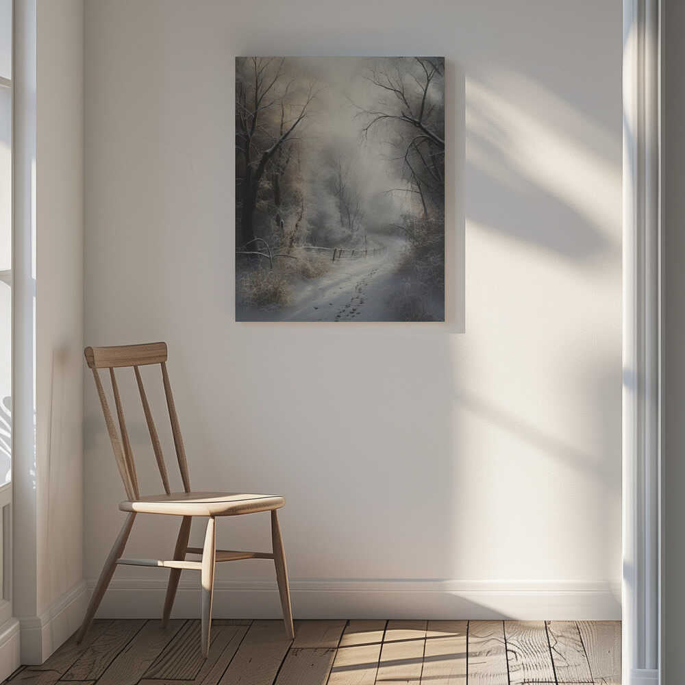 Beautiful Winter No 2 Canvas Print Wall Art 1X3330967 - ART FEVER - Art Fever