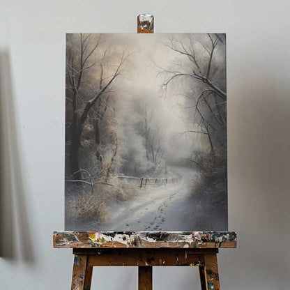 Beautiful Winter No 2 Canvas Print Wall Art 1X3330967 - ART FEVER - Art Fever