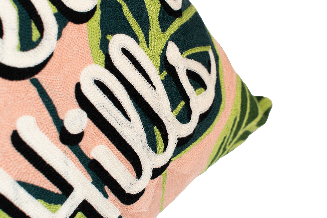 Beverly Hills Needlepoint Cushion - The Pillow Drop - Art Fever