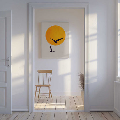 Birds In the Sky Canvas Print Wall Art 1X2489462 - ART FEVER - Art Fever