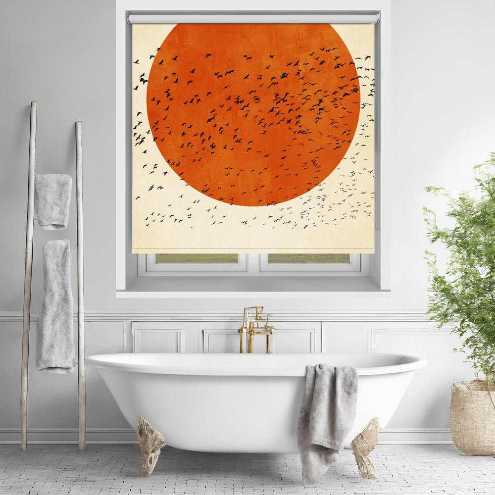 Birds In the Sun Printed Picture Photo Roller Blind - 1X2533826 - Art Fever - Art Fever