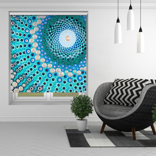 Blue Ocean by Amy Diener Printed Picture Photo Roller Blind - 1X2558586 - Art Fever - Art Fever