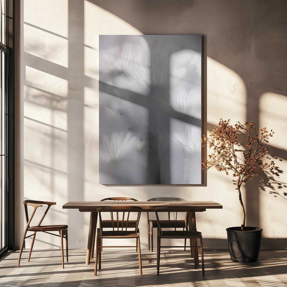 Blurred Flowers 6 Canvas Print Wall Art 1X2910541 - ART FEVER - Art Fever