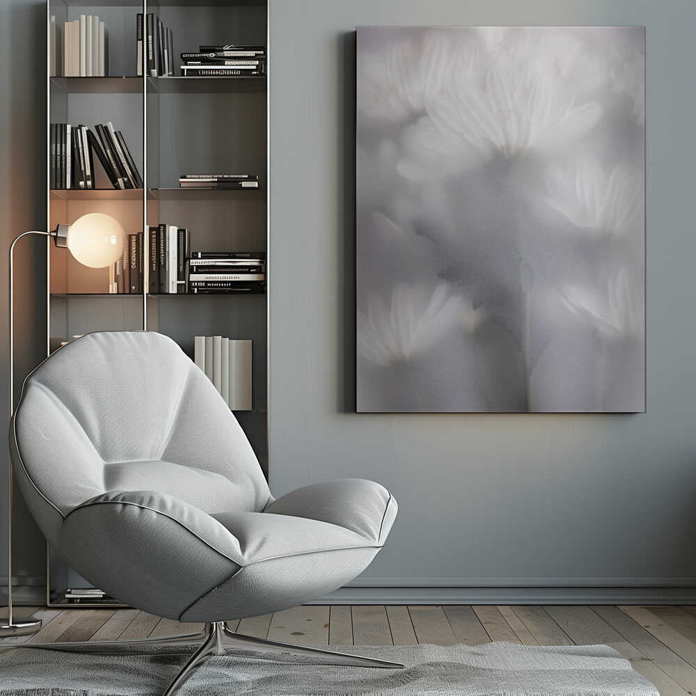 Blurred Flowers 6 Canvas Print Wall Art 1X2910541 - ART FEVER - Art Fever