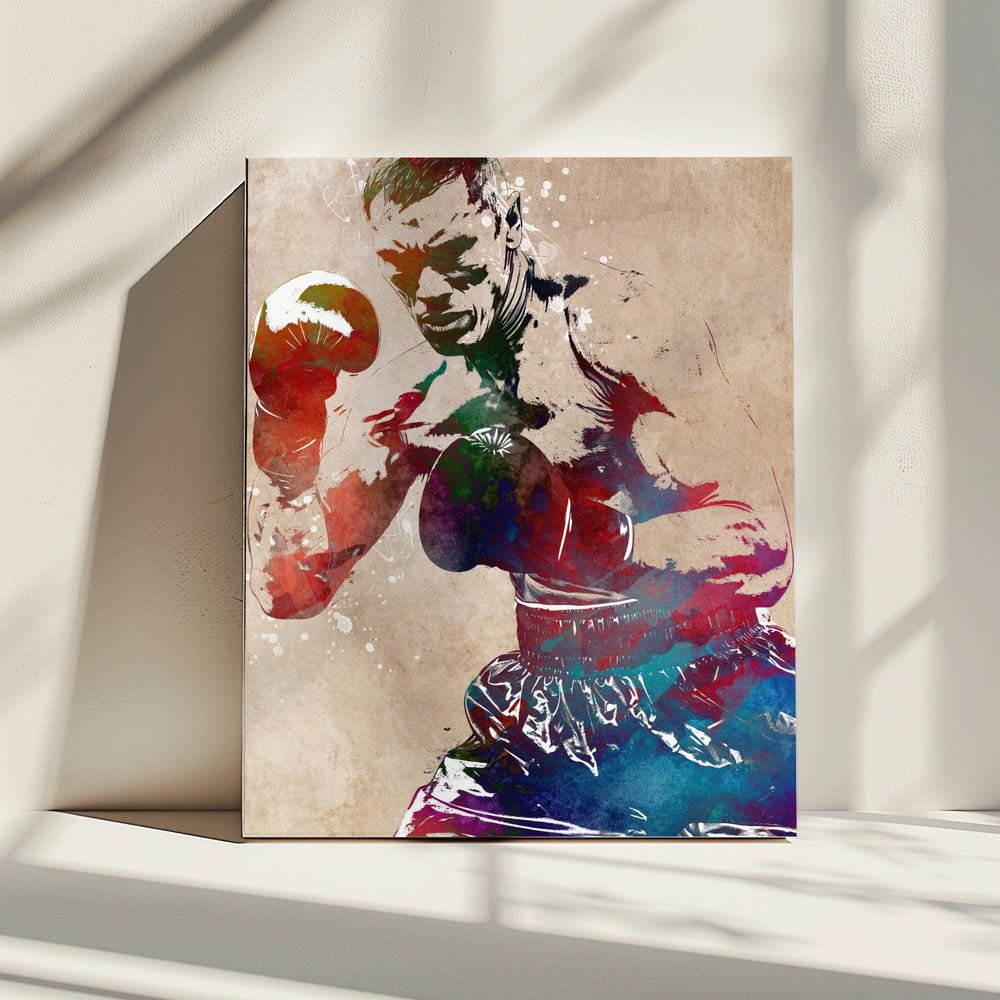 Boxing sport art Canvas Print Wall Art 1X2875571 - ART FEVER - Art Fever