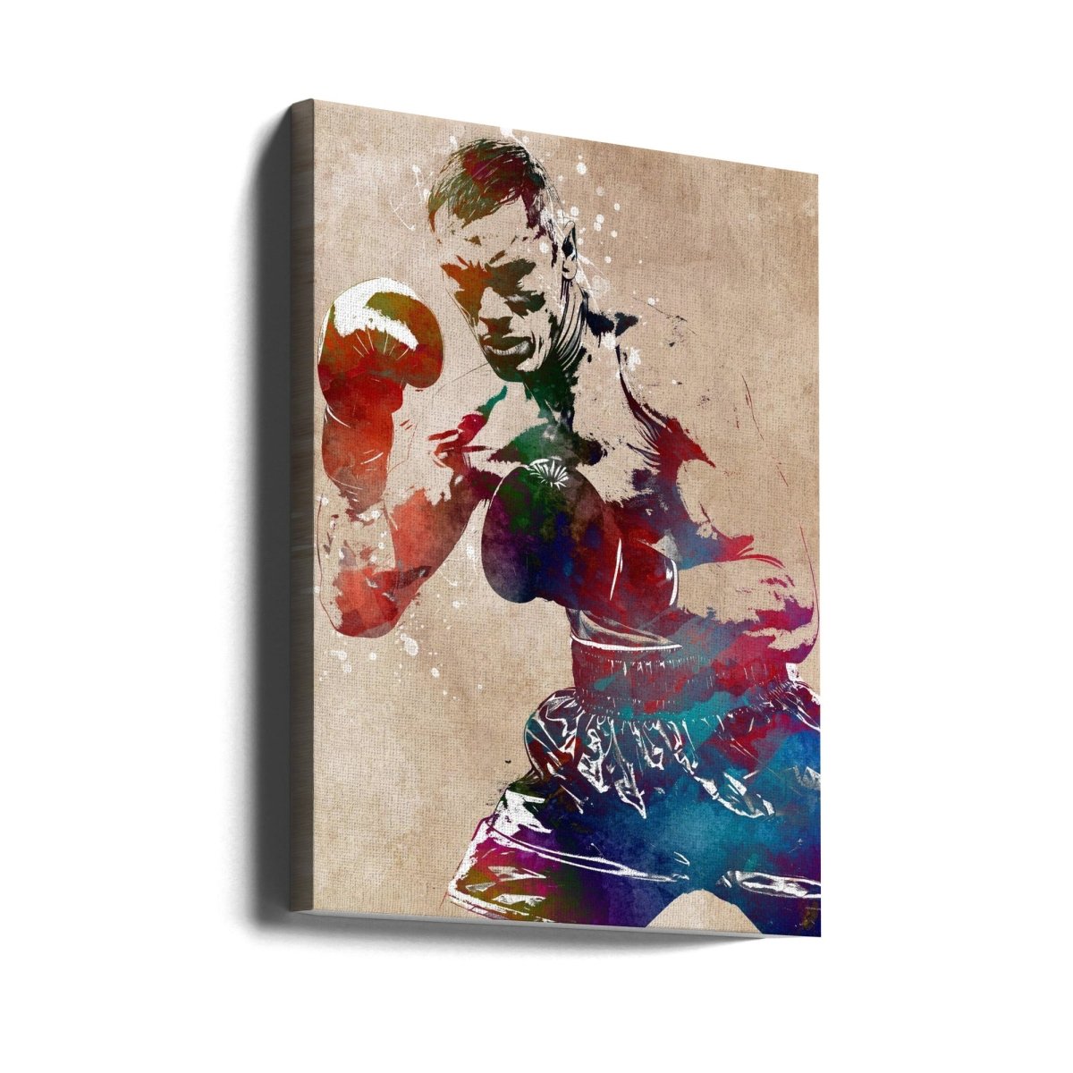 Boxing sport art Canvas Print Wall Art 1X2875571 - ART FEVER - Art Fever
