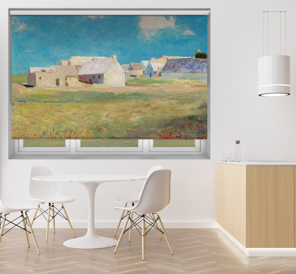 Breton Village Printed Picture Photo Roller Blind - 1X2835329 - Art Fever - Art Fever