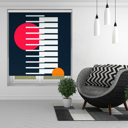 Bright Geometric 1 Printed Picture Photo Roller Blind - 1X2499911 - Art Fever - Art Fever