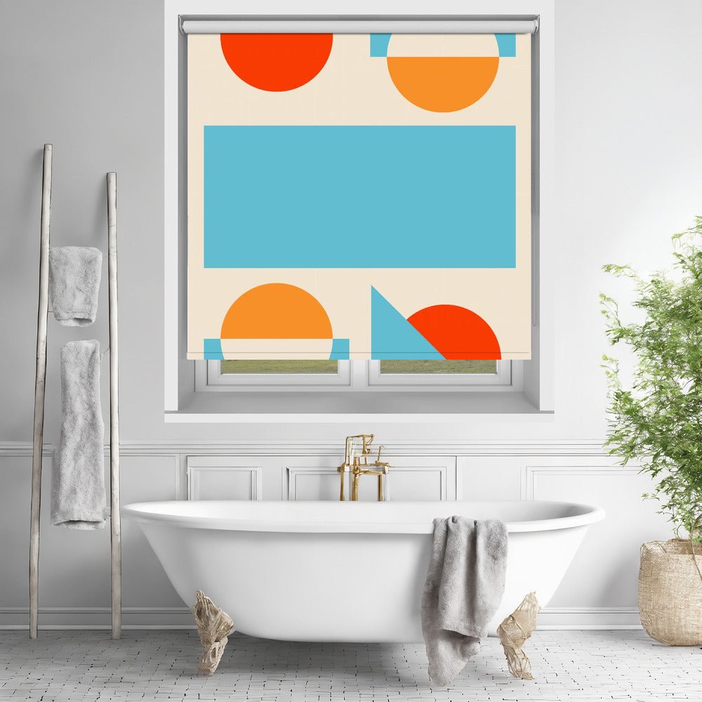 Bright Minimal Shapes Series 2 Printed Picture Photo Roller Blind - 1X2499929 - Art Fever - Art Fever