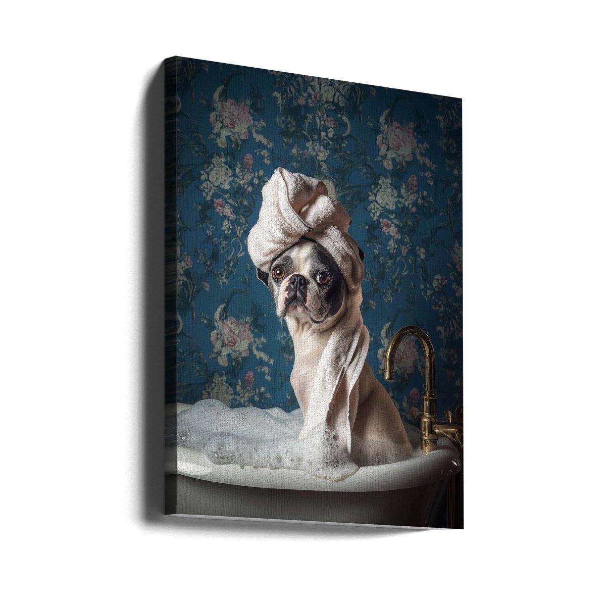 Bubble Bath Bliss - 1X3092587 Canvas Print Wall Art - ART FEVER - Art Fever