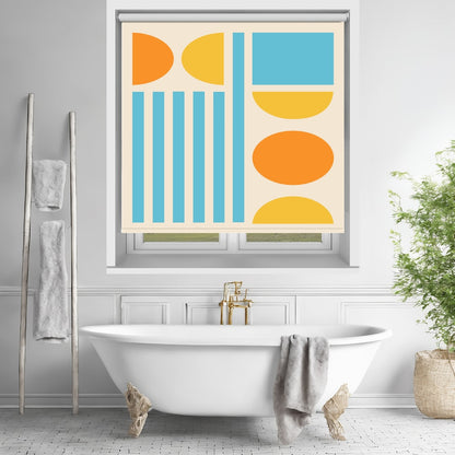 Colorful Geometric Balance Printed Roller Blind - 1X2499930