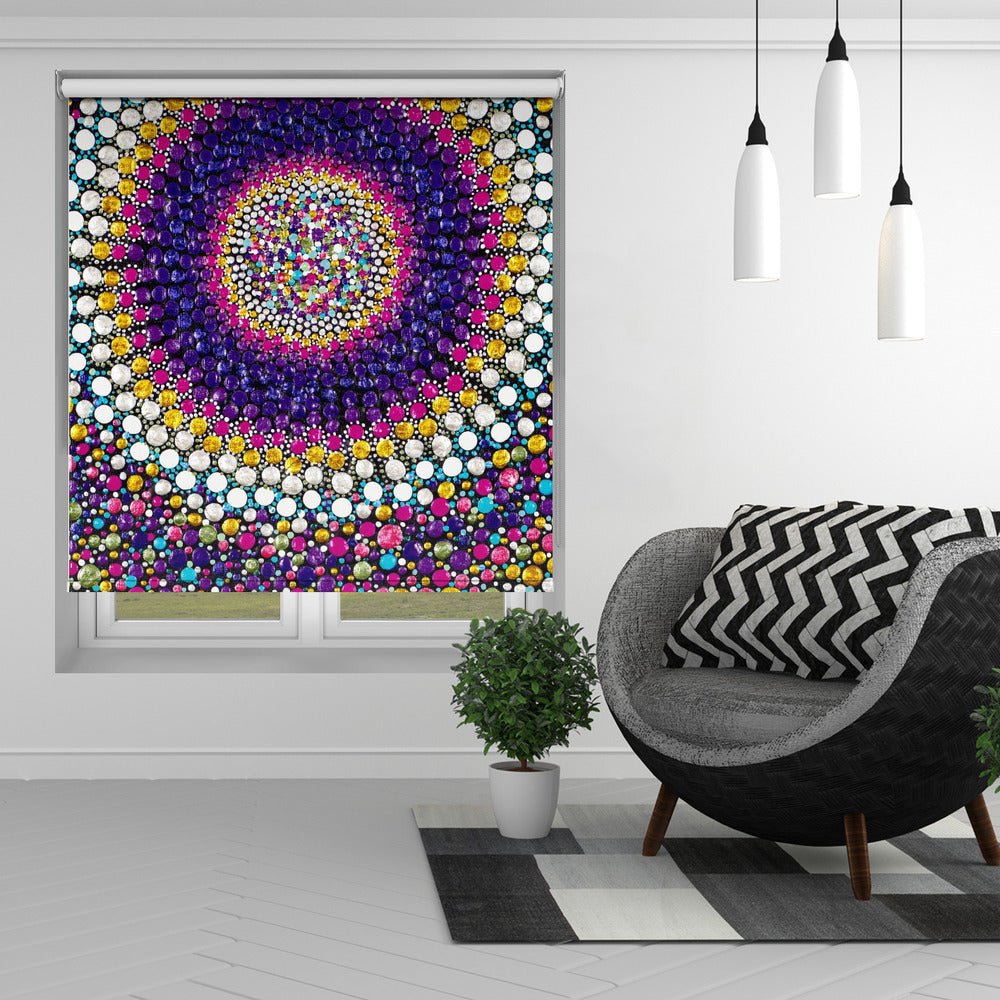 Candy by Amy Diener Abstract Mandala Printed Picture Photo Roller Blind - 1X2558592 - Art Fever - Art Fever