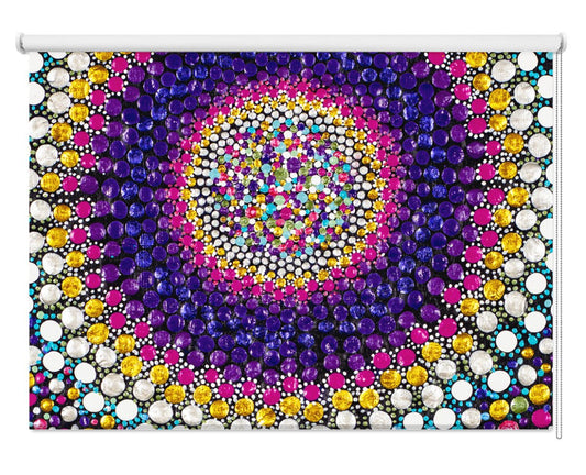 Candy by Amy Diener Abstract Mandala Printed Picture Photo Roller Blind - 1X2558592 - Art Fever - Art Fever