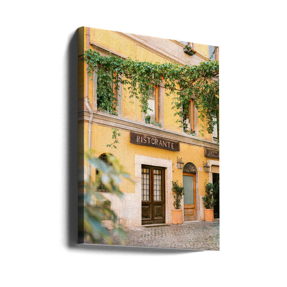 Ristorante Trastevere Rome Canvas Print Wall Art 1X2410447