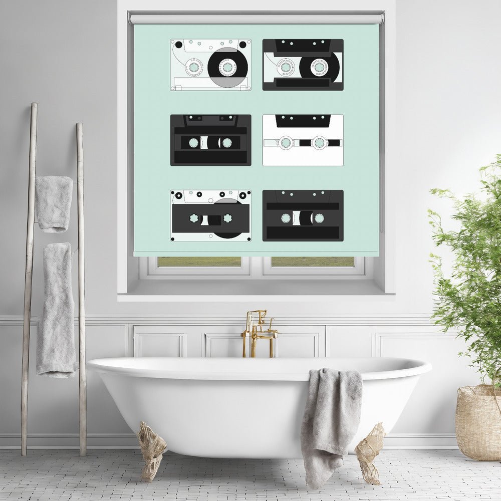 Cassette Pattern 2 Printed Picture Photo Roller Blind - 1X2899458 - Art Fever - Art Fever