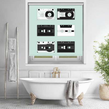 Cassette Pattern 2 Printed Picture Photo Roller Blind - 1X2899458 - Art Fever - Art Fever