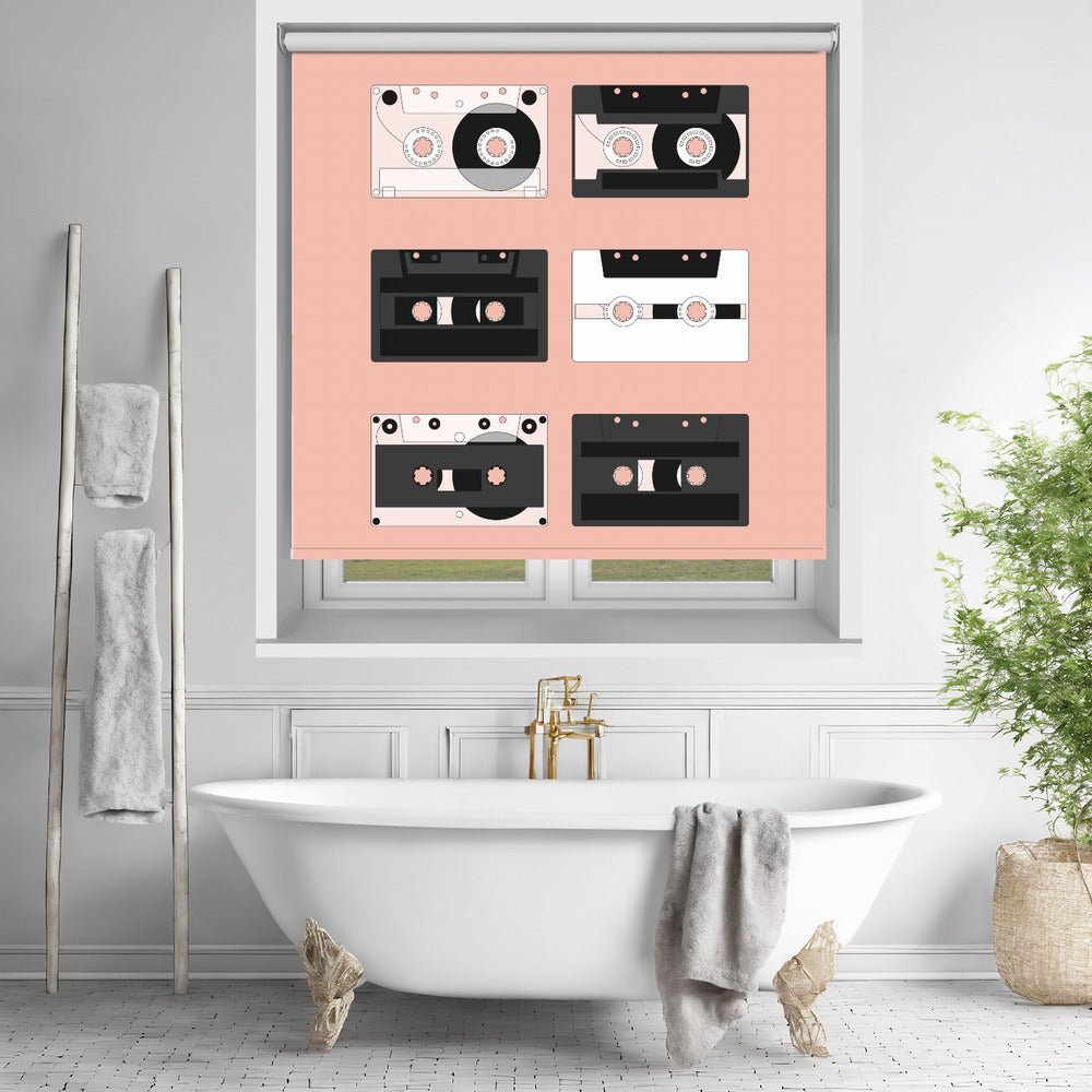 Cassette Pattern 3 Printed Picture Photo Roller Blind - 1X2899459 - Art Fever - Art Fever