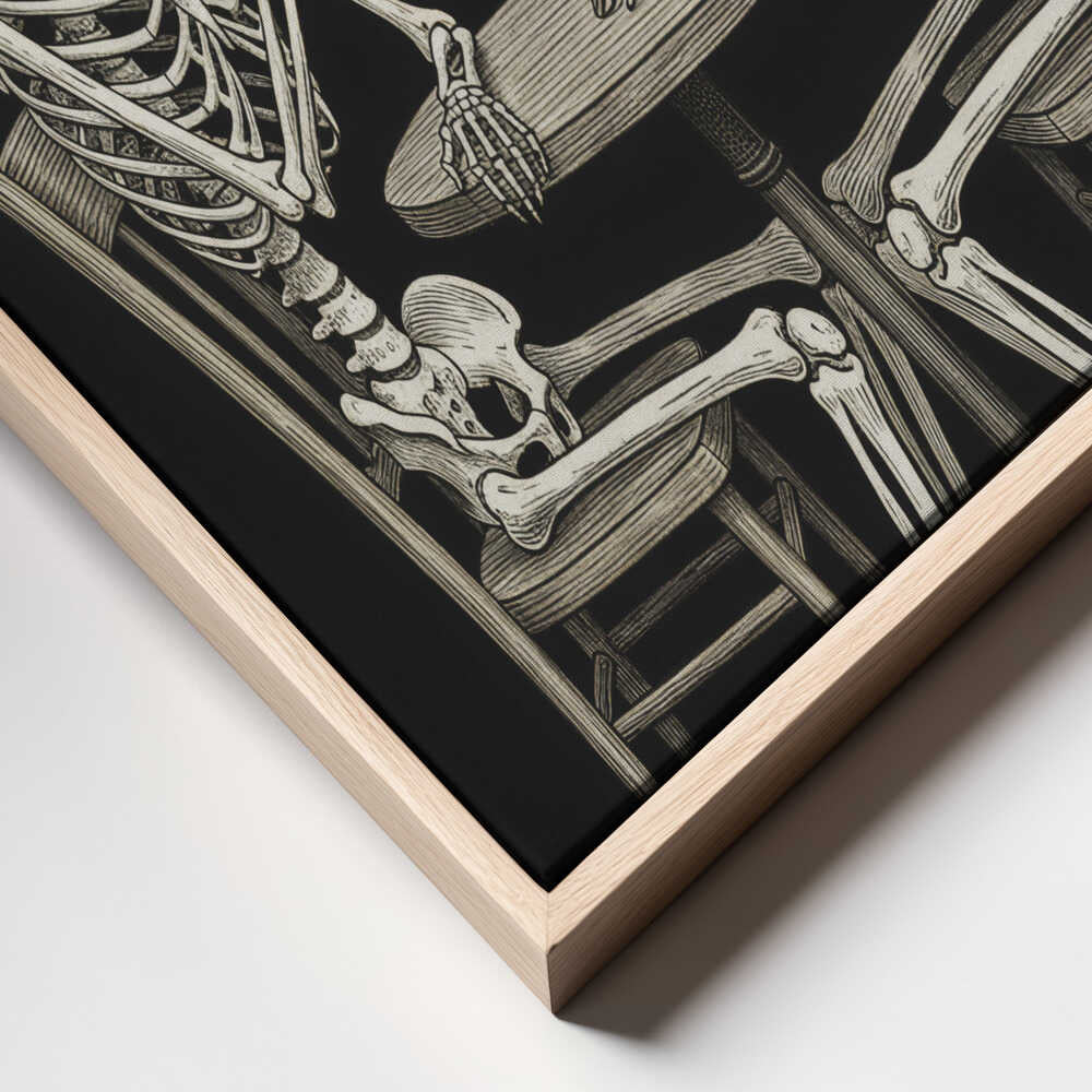 Celebrating Skeletons Canvas Print Wall Art 1X3326602 - ART FEVER - Art Fever