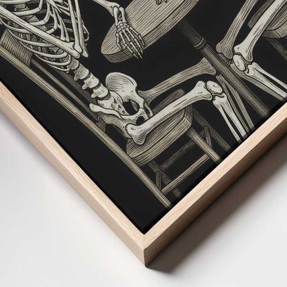 Celebrating Skeletons Canvas Print Wall Art 1X3326602 - ART FEVER - Art Fever