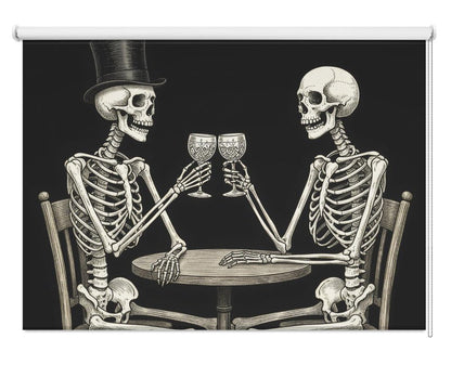 Celebrating Skeletons Printed Picture Photo Roller Blind - 1X3326602 - Art Fever - Art Fever